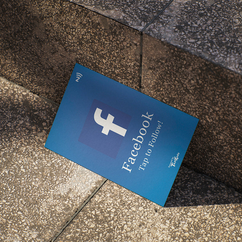 Facebook NFC Card + QR