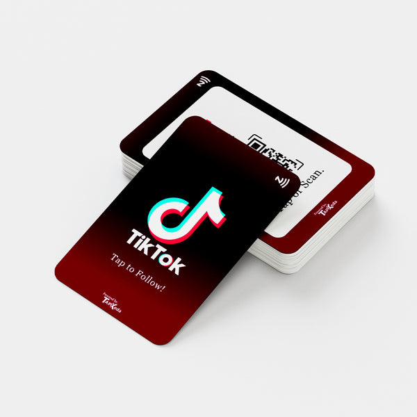 TikTok NFC Card + QR