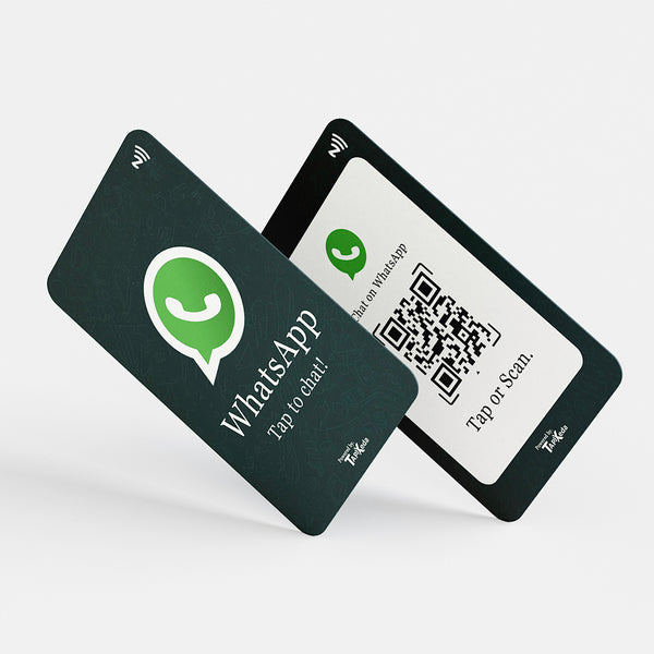 WhatsApp NFC Card + QR