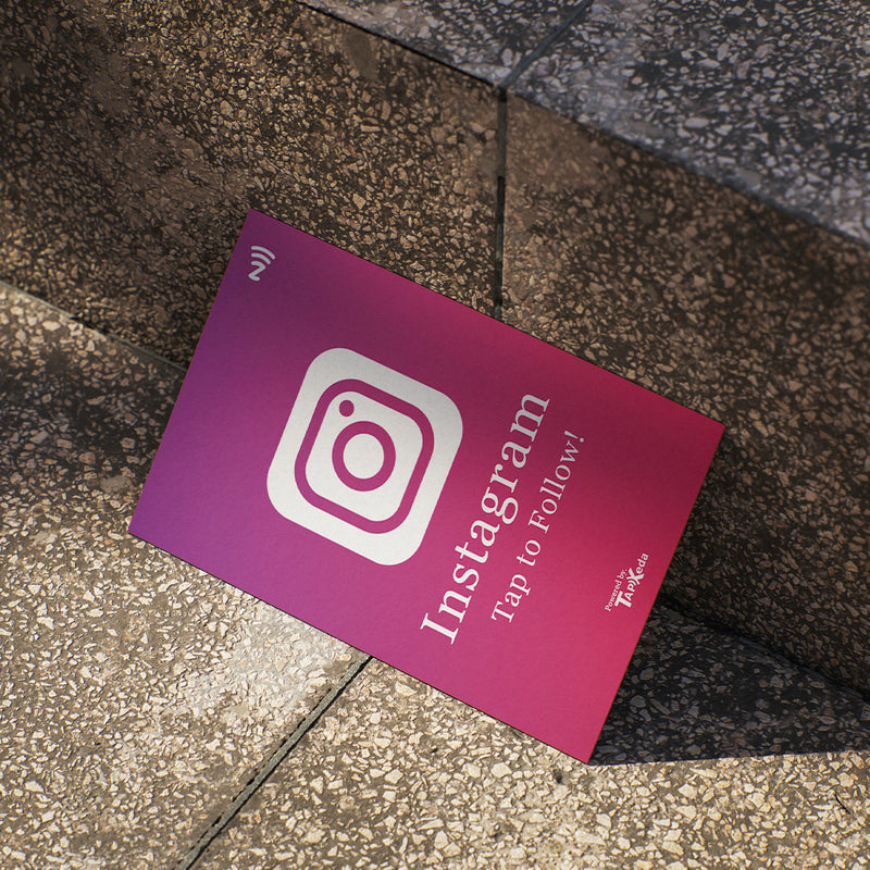 Instagram NFC Card + QR