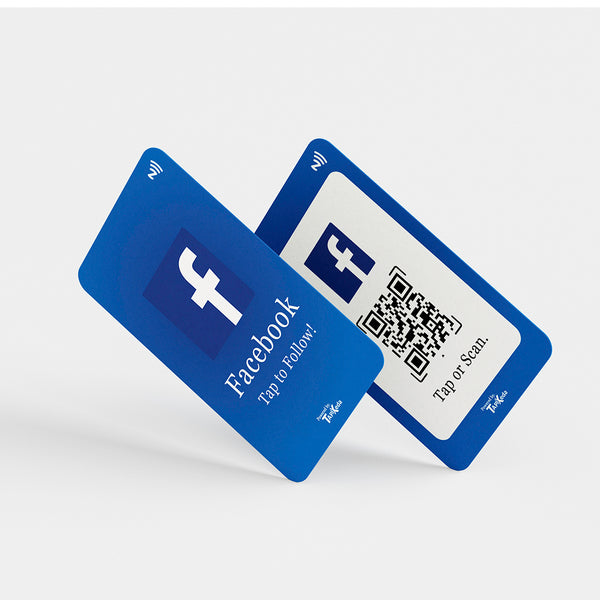 Facebook NFC Card + QR