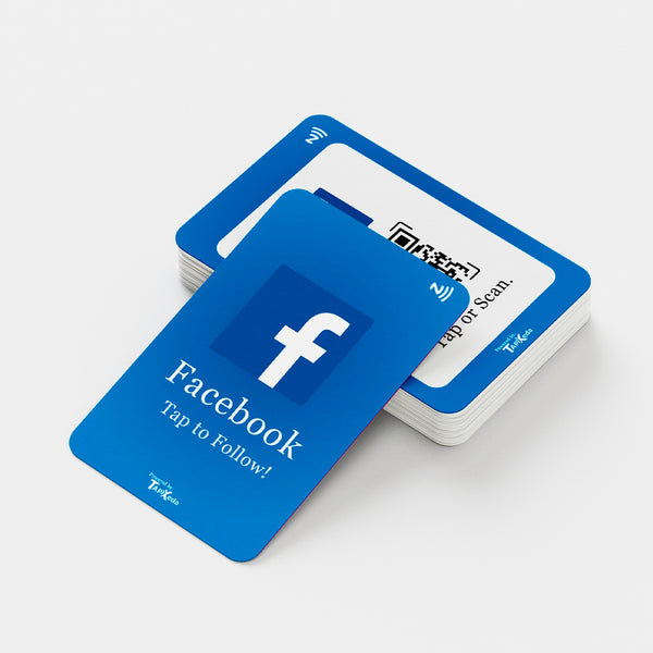 Facebook NFC Card + QR