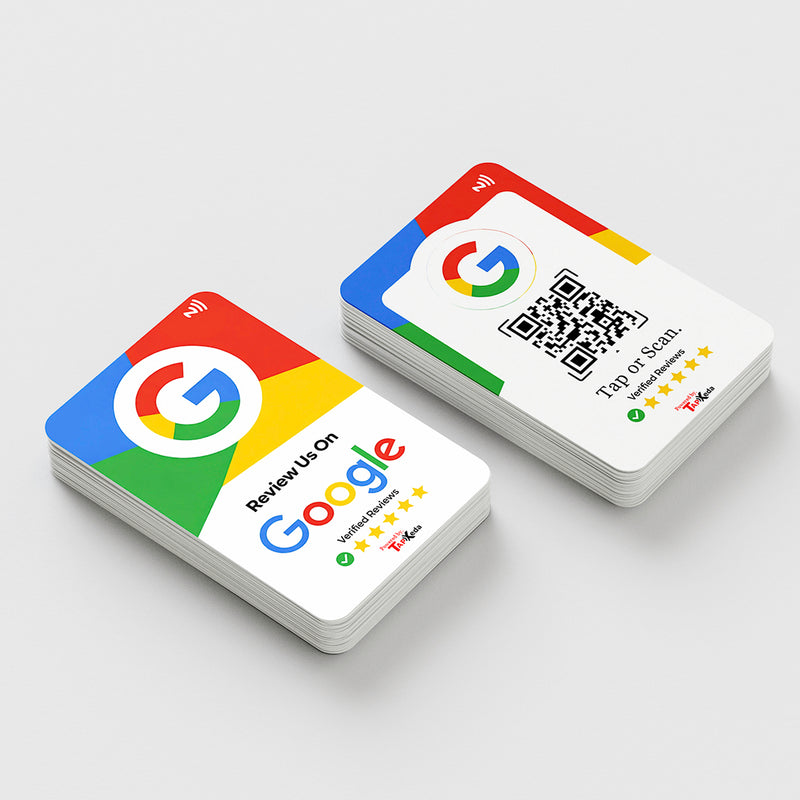 Google Reviews NFC Card + QR