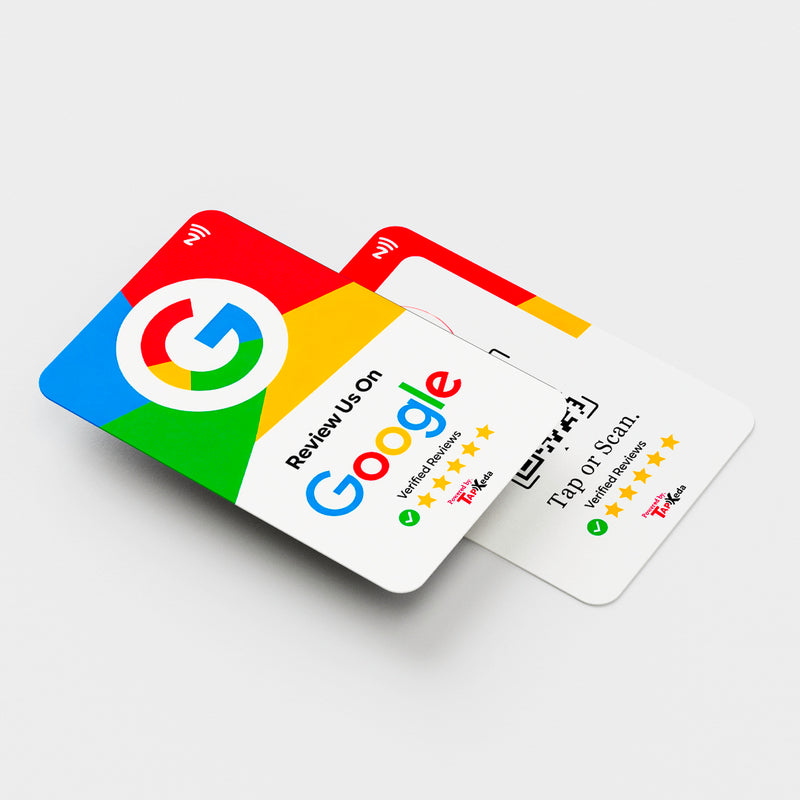 Google Reviews NFC Card + QR