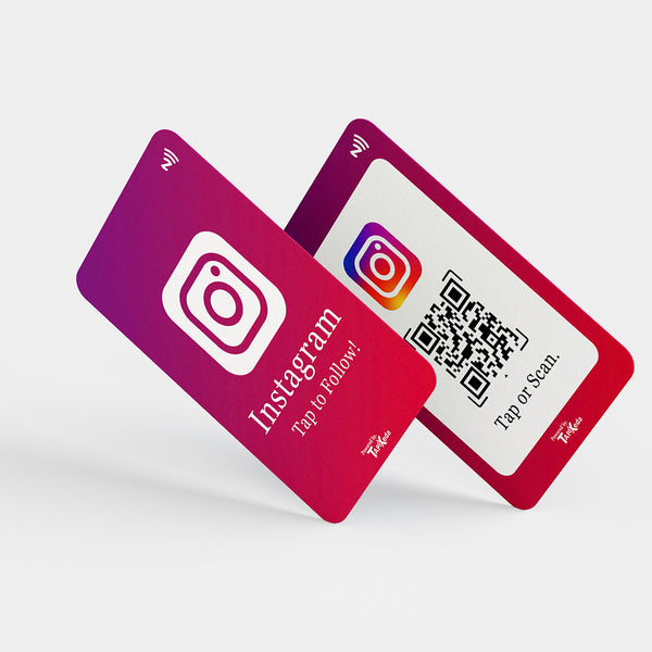 Instagram NFC Card + QR