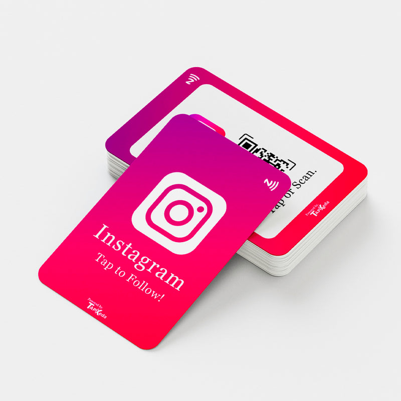 Instagram NFC Card + QR