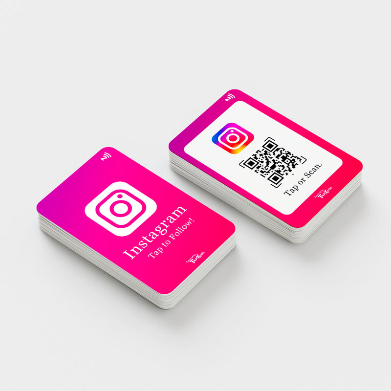 Instagram NFC Card + QR