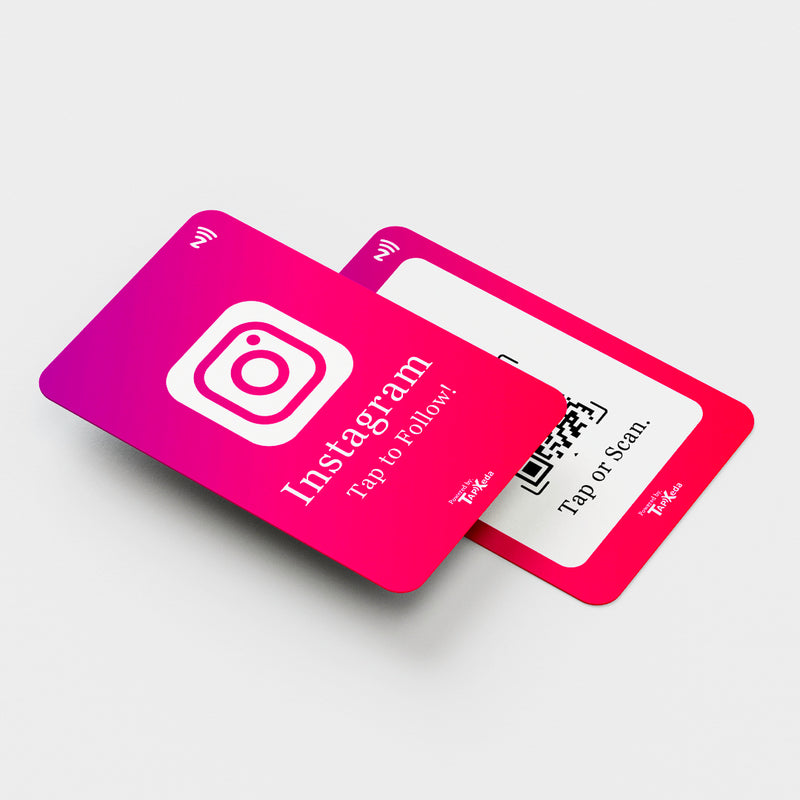 Instagram NFC Card + QR