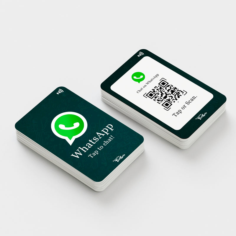 WhatsApp NFC Card + QR