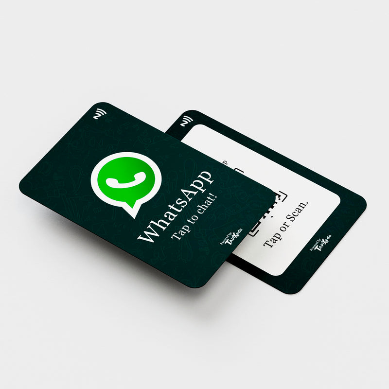 WhatsApp NFC Card + QR
